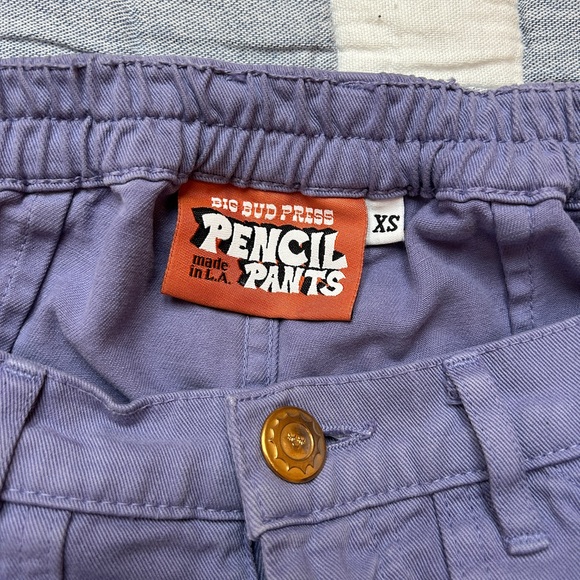 big bud press faded grape pencil pants size XS - Picture 3 of 5